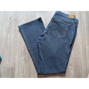 Levis Womens Boot Cut 515 Jeans Size 14L Medium Blue Denim Classic Fit